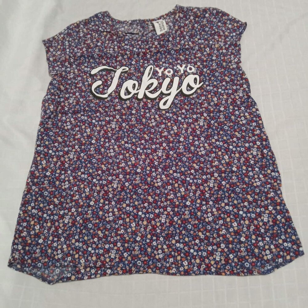 Floral patterned top for children Tokyo C & A
